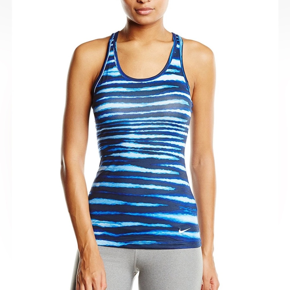 🎉HP🎉 Nike Dri-Fit Racerback Tiger Stripe Tank Top